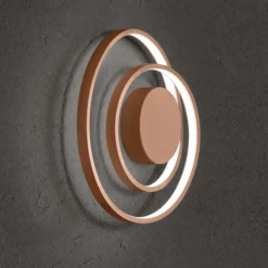 Applique Da Parete-Perenz Illuminazione Applique da parete per soggiorno moderno ritmo perenz cannella led cct