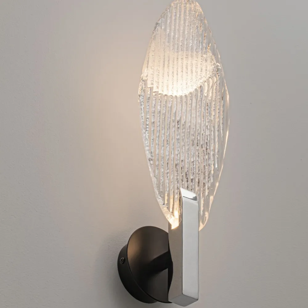 Applique Da Parete-Selezionato da Mazzolaluce Applique da parete petalo di vetro led 3w 3000k