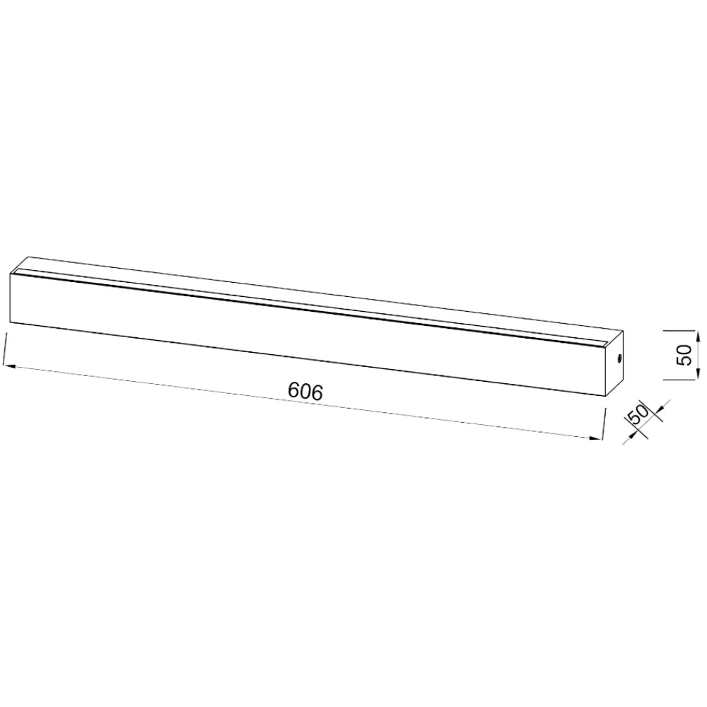 Applique Da Parete-Selezionato da Mazzolaluce Applique da parete rettangolare grigio led 24w 3000k moderna