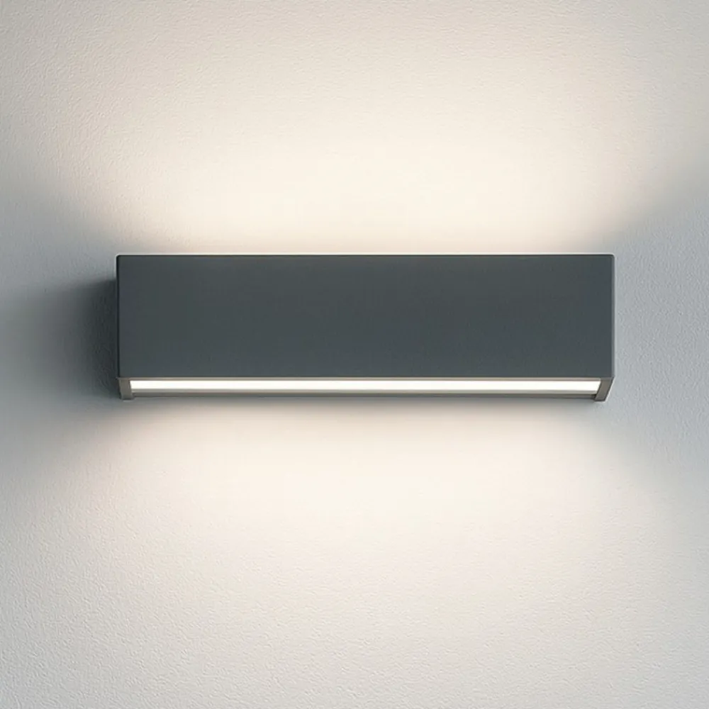 Applique Da Parete-Top Light Applique da parete rettangolare bios antracite led 12w 3000k 4000k