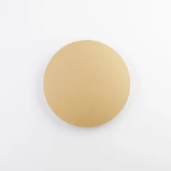 Applique Da Parete-Selezionato da Mazzolaluce Applique da parete tonda oro led 3000k per soggiorno
