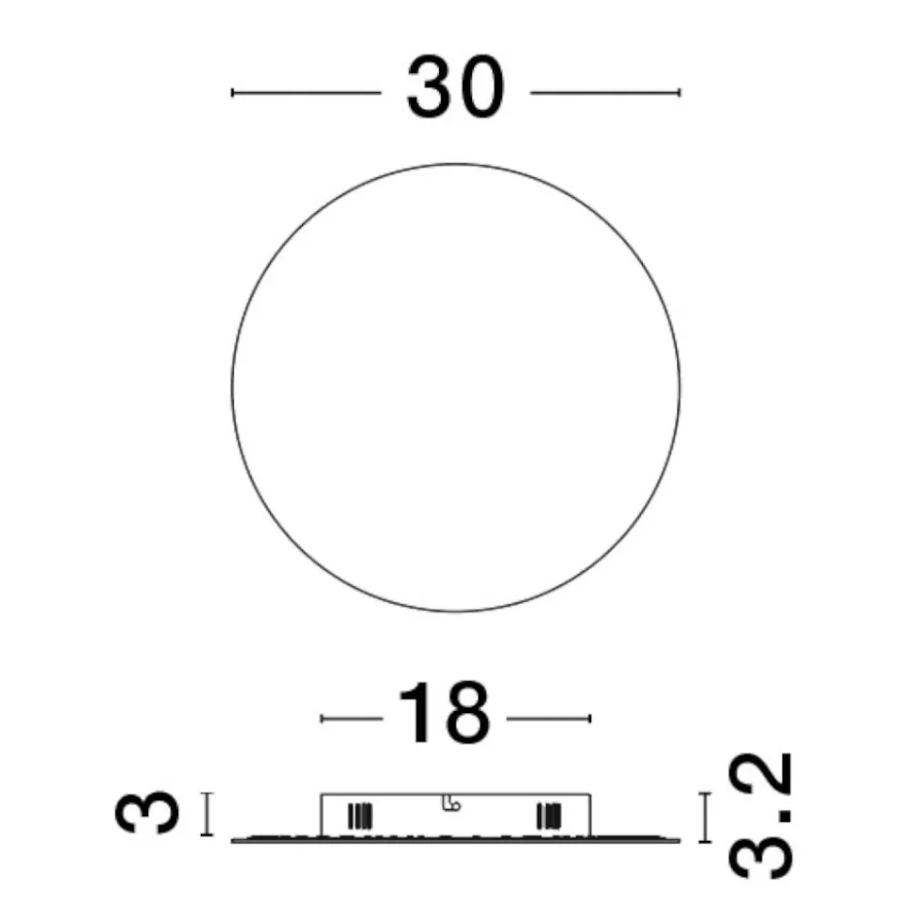 Applique Da Parete-Selezionato da Mazzolaluce Applique da parete tonda oro led 3000k per soggiorno