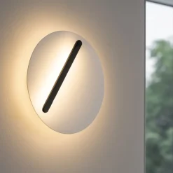 Applique Da Parete-Selezionato da Mazzolaluce Applique da parete tondo led 3000k orientabile bianco
