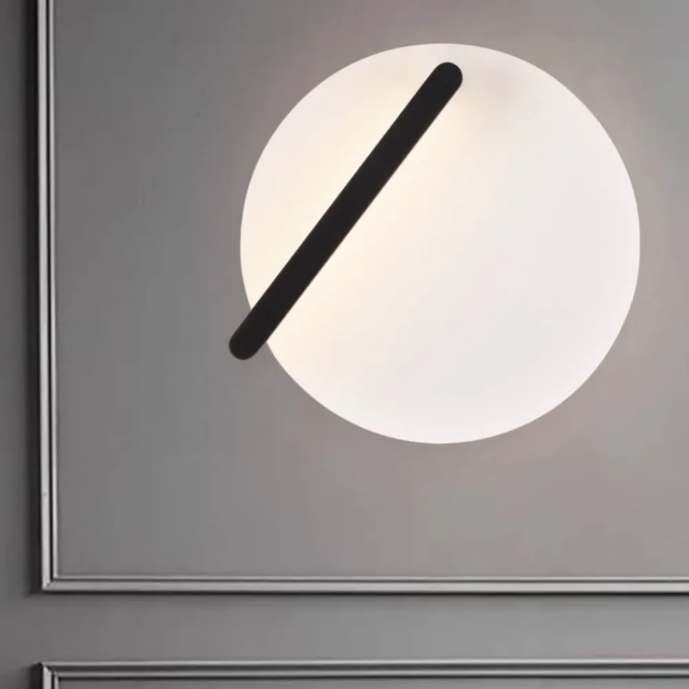 Applique Da Parete-Selezionato da Mazzolaluce Applique da parete tondo led 3000k orientabile bianco