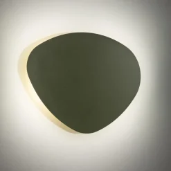 Applique Da Parete-Selezionato da Mazzolaluce Applique da parete verde 39 cm luce indiretta design moderna