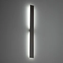 Applique Da Parete-Selezionato da Mazzolaluce Applique da parete verticale orizzontale marrone 100 cm moderna led 8w 3000k