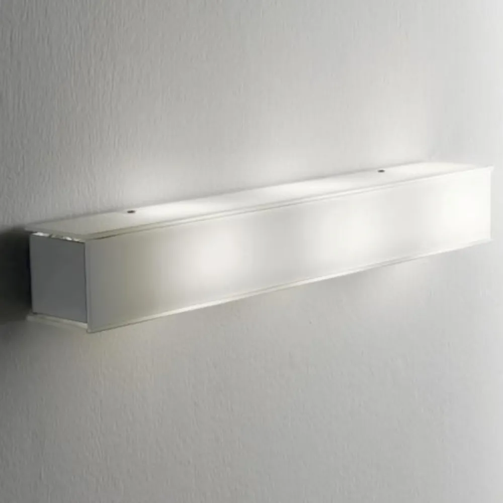 Applique Da Parete-Selezionato da Mazzolaluce Applique da parete vetro bianco lucido moderna