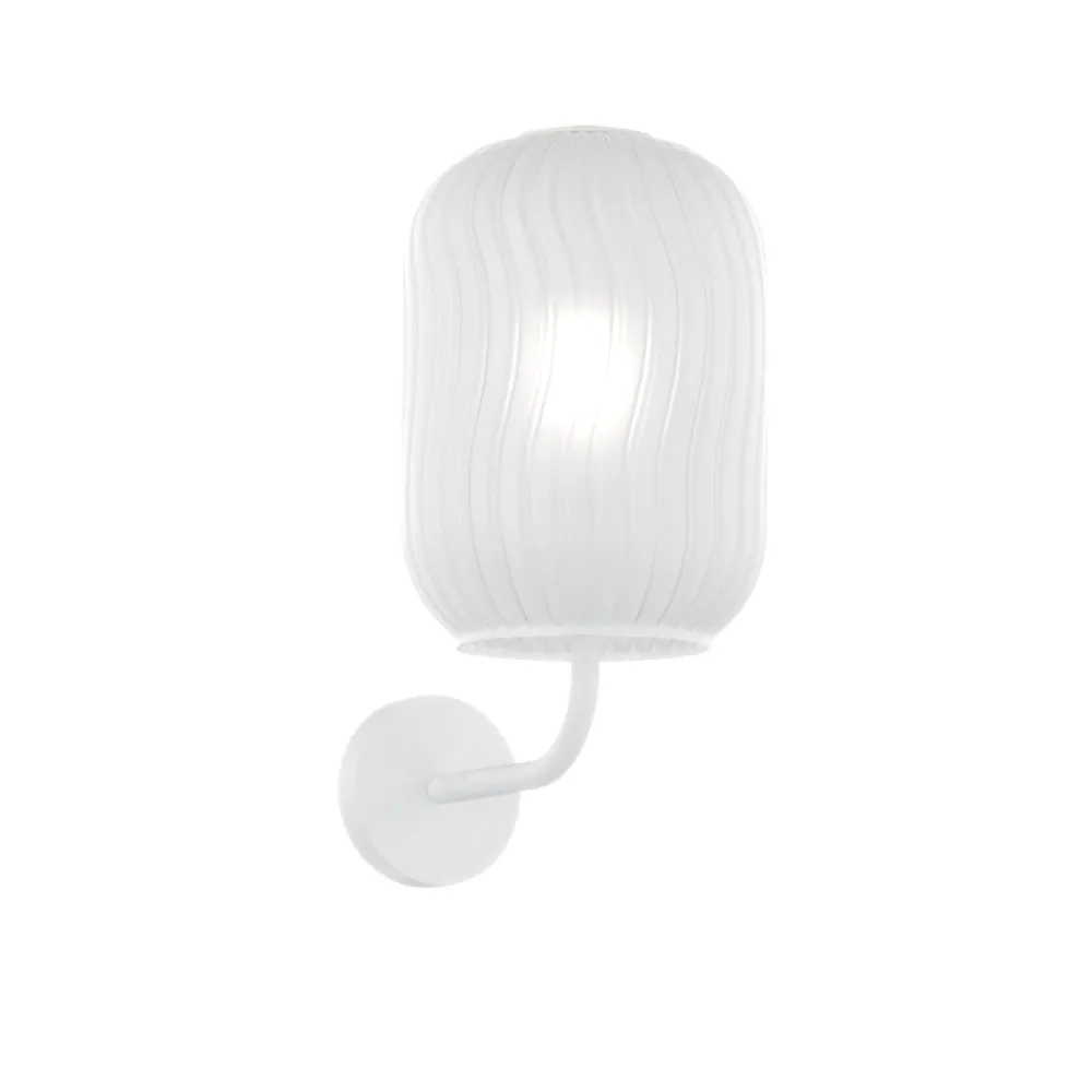 Applique Da Parete-Top Light Applique da parete vetro bianco toplight tender