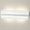 Applique Da Parete-Top Light Applique da parete xl legno argento wood