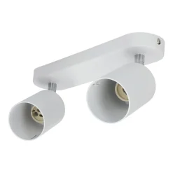 Applique Da Parete-Selezionato da Mazzolaluce Applique da soffitto parete bianco due luci orientabili