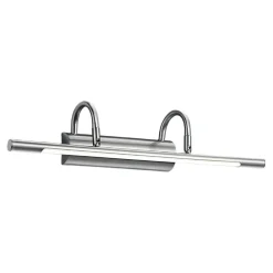 Applique Da Bagno-Selezionato da Mazzolaluce Applique da specchio bagno 8w 3000k acciaio satinato