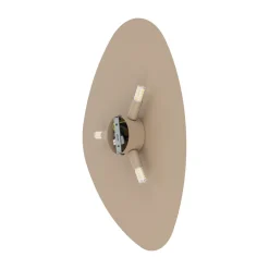 Applique Da Parete-Selezionato da Mazzolaluce Applique design moderna 49 cm luce indiretta metallo sabbia