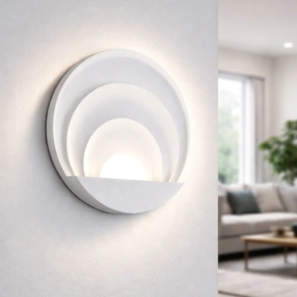 Applique Da Parete-Fabas Luce Applique design moderna da parete led 29w 3000k sunrise