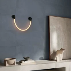 Applique Da Parete-Selezionato da Mazzolaluce Applique design moderna tubo di silicone led 7w 3000k per soggiorno