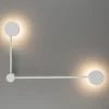 Applique Da Parete-Selezionato da Mazzolaluce Applique design moderno 2 luci bacchette bianche