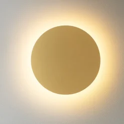 Applique Da Parete-Selezionato da Mazzolaluce Applique design moderno rotonda oro led 20w 3000k
