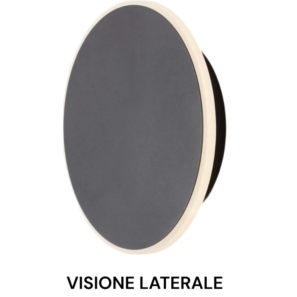 Applique Da Parete-Selezionato da Mazzolaluce Applique design moderno rotonda oro led 20w 3000k