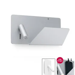 Applique Camera Da Letto-Selezionato da Mazzolaluce Applique destro bianco da comodino mensola presa usb