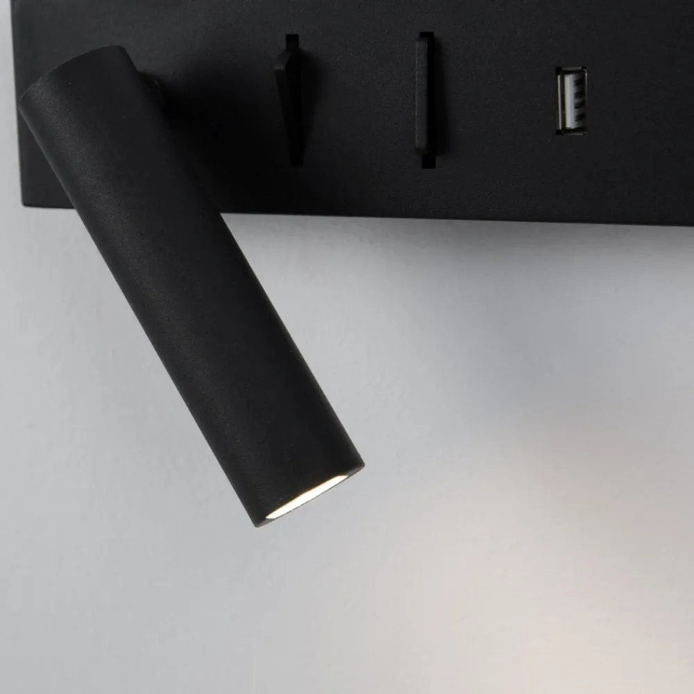 Applique Camera Da Letto-Selezionato da Mazzolaluce Applique destro nero per comodino camera da letto