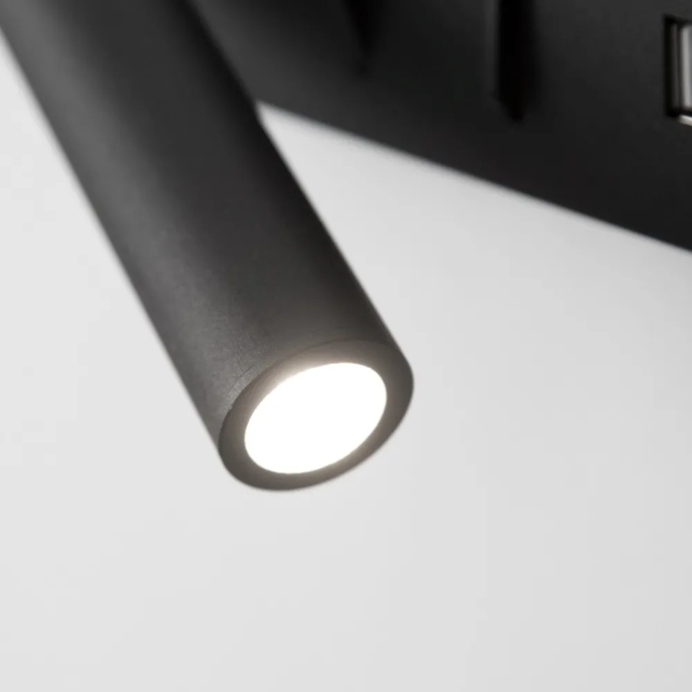 Applique Camera Da Letto-Selezionato da Mazzolaluce Applique destro nero per comodino camera da letto