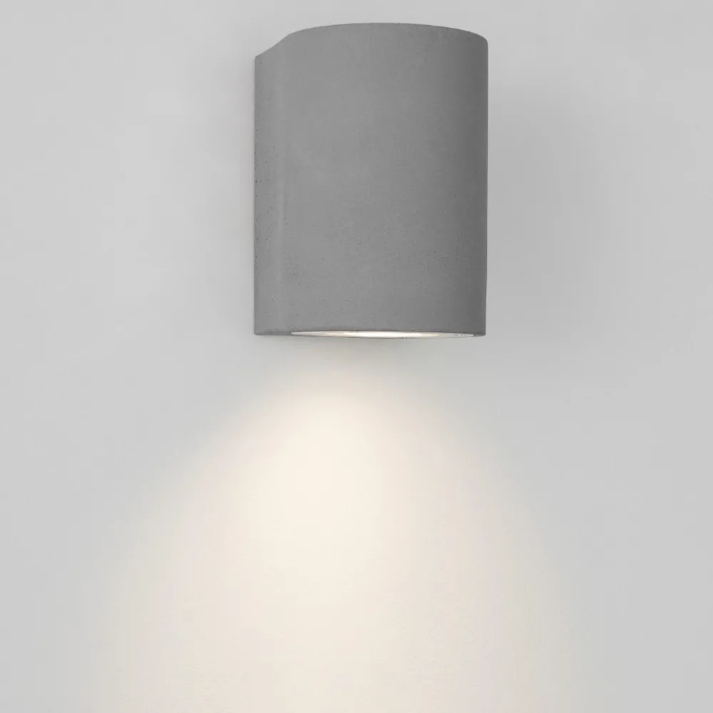 Applique Da Esterno-Selezionato da Mazzolaluce Applique di cemento grigio da esterno moderna