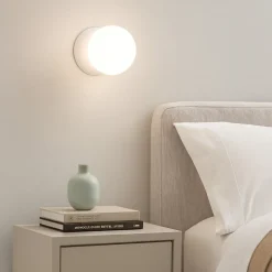 Applique Camera Da Letto-Selezionato da Mazzolaluce Applique di gesso bianco da comodino camera da letto