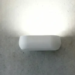 Applique Da Parete-Sforzin Illuminazione Applique di gesso bianco moderno sforzin mysia