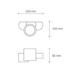 Applique Camera Da Letto-Sforzin Illuminazione Applique di gesso bianco per chia sforzin pitturabile