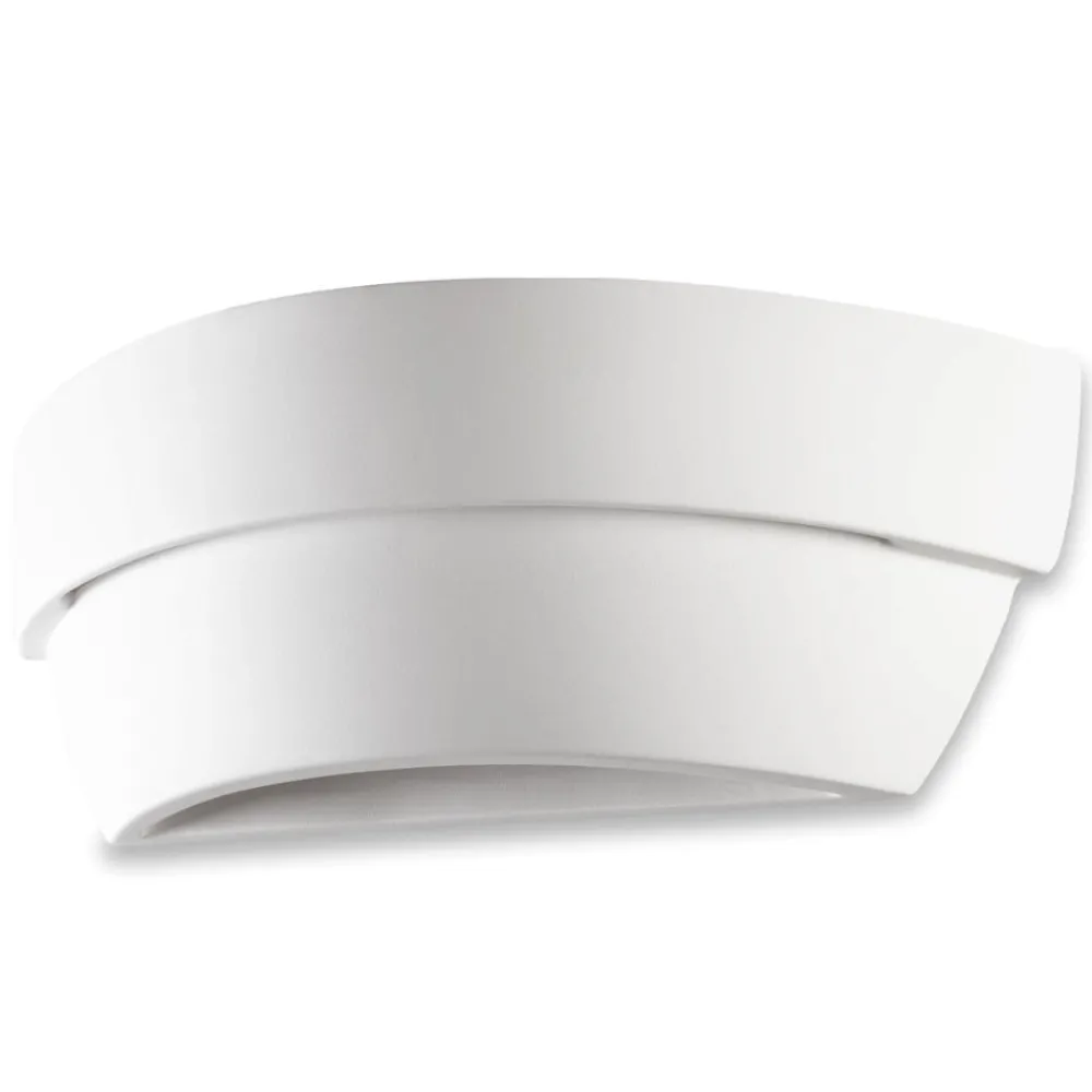Applique Da Parete-Selezionato da Mazzolaluce Applique di gesso ceramica bianco