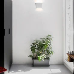 Applique Da Parete-Selezionato da Mazzolaluce Applique di gesso ceramica led 9w 4000k bianca moderna