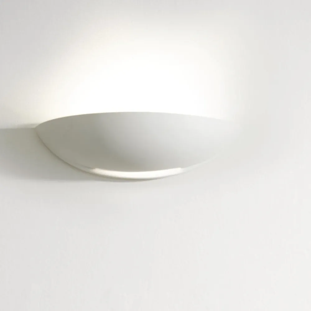 Applique Da Parete-Selezionato da Mazzolaluce Applique di gesso ceramica per interni bianco