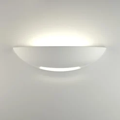 Applique Da Parete-Selezionato da Mazzolaluce Applique di gesso ceramica per interni bianco