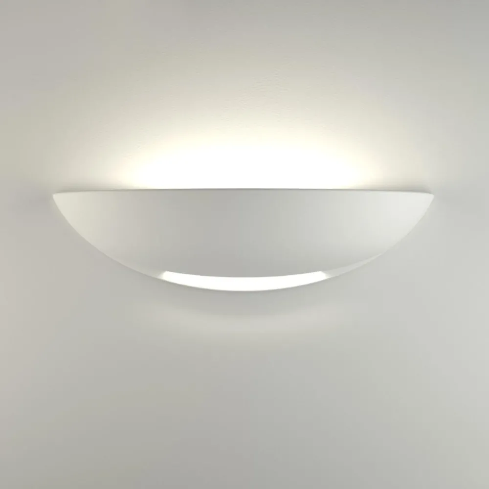 Applique Da Parete-Selezionato da Mazzolaluce Applique di gesso ceramica per interni bianco