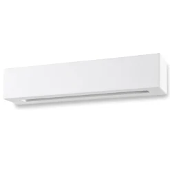 Applique Da Parete-Selezionato da Mazzolaluce Applique di gesso ceramico bianco led 18w 3000k rettangolare