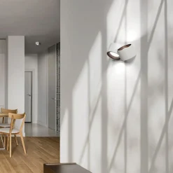 Applique Da Parete-Sforzin Illuminazione Applique di gesso due luci gesso bianco sforzin nasso bronzo