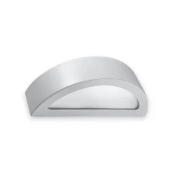 Applique Da Parete-Selezionato da Mazzolaluce Applique di gesso grigio curvo moderna