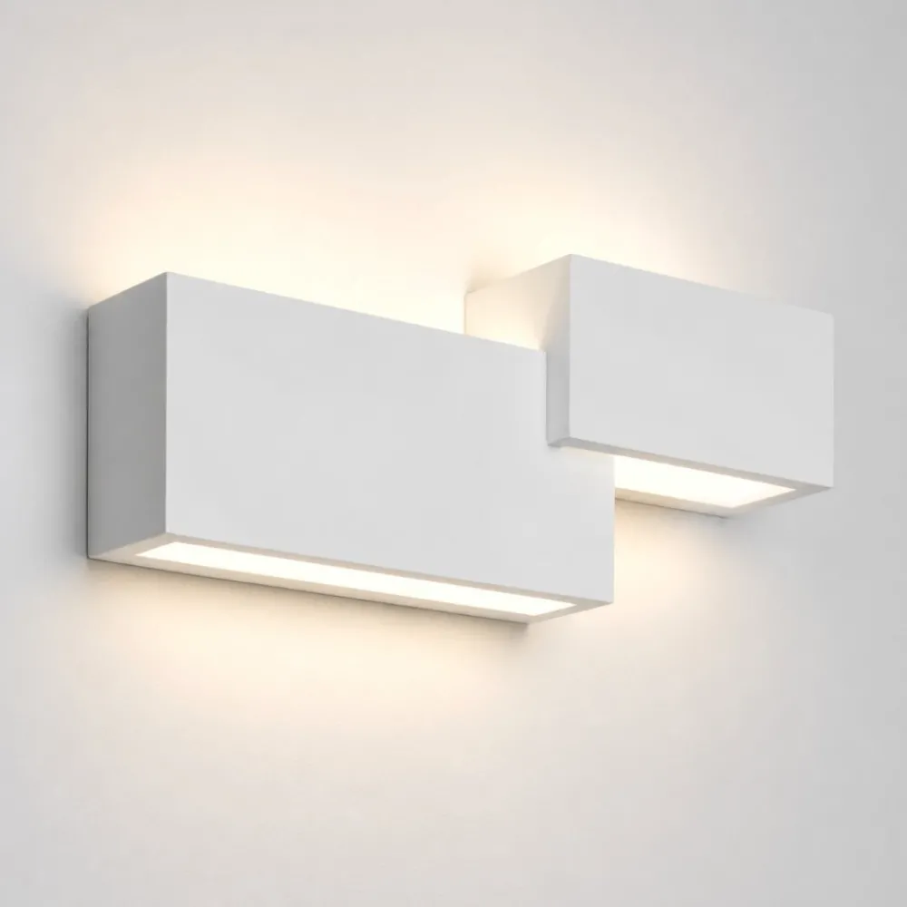 Applique Da Parete-Sforzin Illuminazione Applique di gesso moderna paro sforzin design bianca