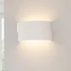 Applique Da Parete-Selezionato da Mazzolaluce Applique di gesso pitturabile design moderna curva
