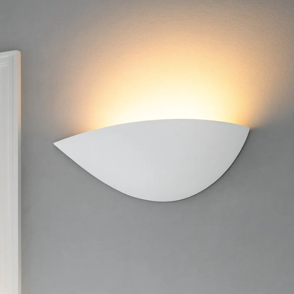 Applique Da Parete-Selezionato da Mazzolaluce Applique di gesso sinistra design moderna bianca per soggiorno