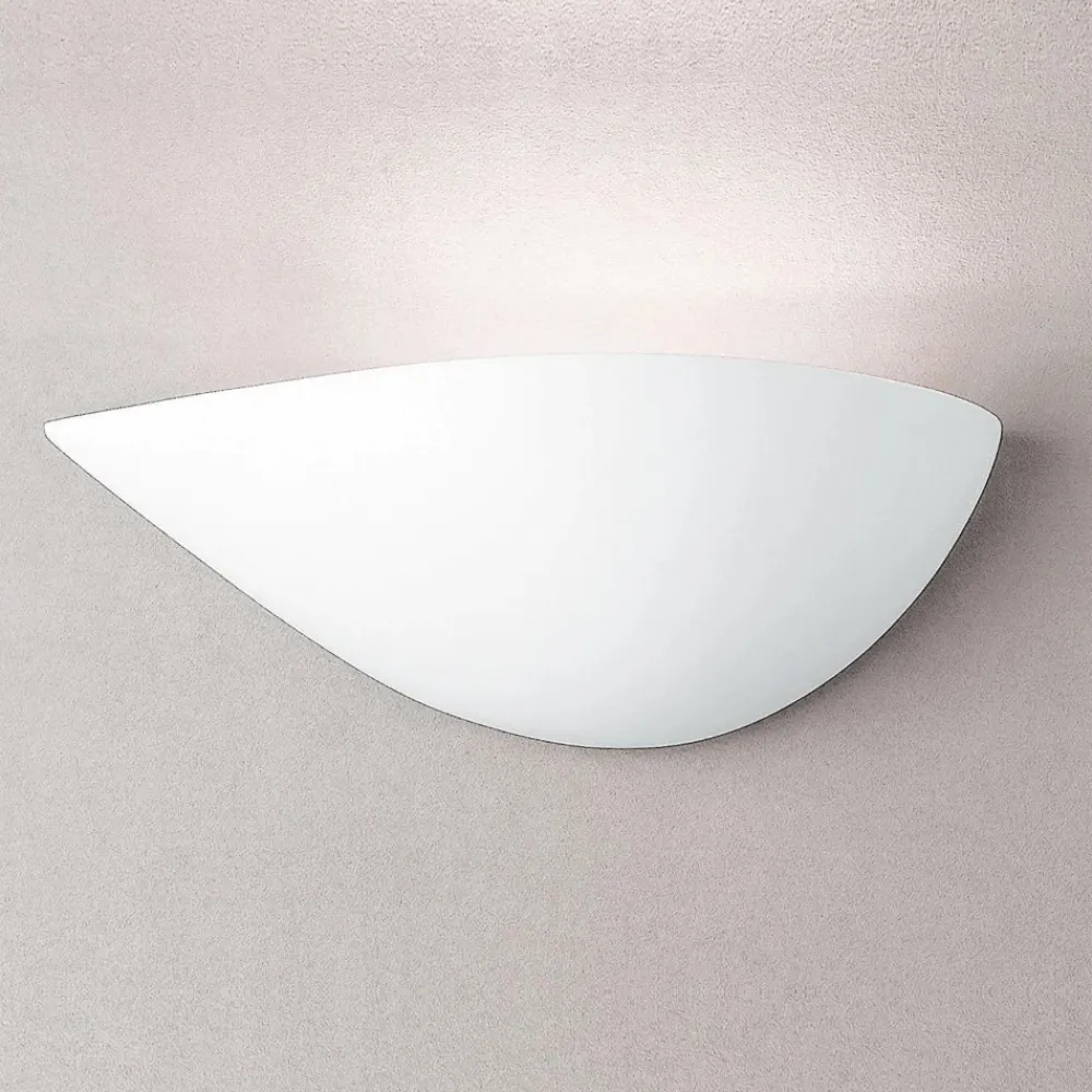 Applique Da Parete-Selezionato da Mazzolaluce Applique di gesso sinistra design moderna bianca per soggiorno