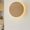 Applique Da Parete-Selezionato da Mazzolaluce Applique di legno 40cm rotondo disco design moderna