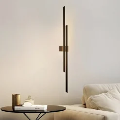 Applique Da Parete-Selezionato da Mazzolaluce Applique di legno design bacchette moderna led 24w 3000k