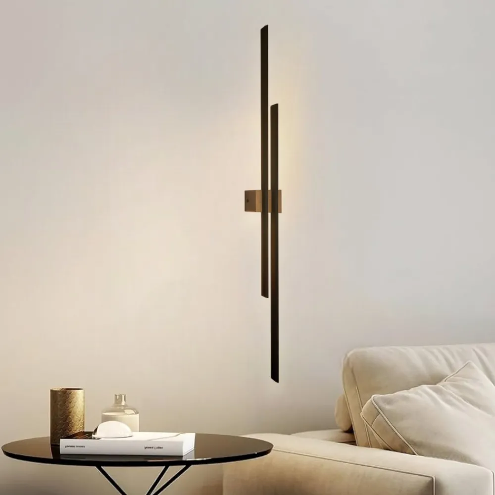 Applique Da Parete-Selezionato da Mazzolaluce Applique di legno design bacchette moderna led 24w 3000k
