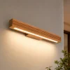 Applique Da Parete-Selezionato da Mazzolaluce Applique di legno luce verso il basso led 3000k