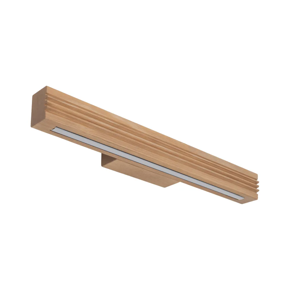 Applique Da Parete-Selezionato da Mazzolaluce Applique di legno luce verso il basso led 3000k