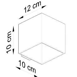 Applique Da Parete-Selezionato da Mazzolaluce Applique di legno naturale lampada cubo