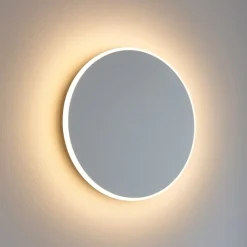 Applique Da Parete-Selezionato da Mazzolaluce Applique disco cerchio bianco moderna led 12w 3000k