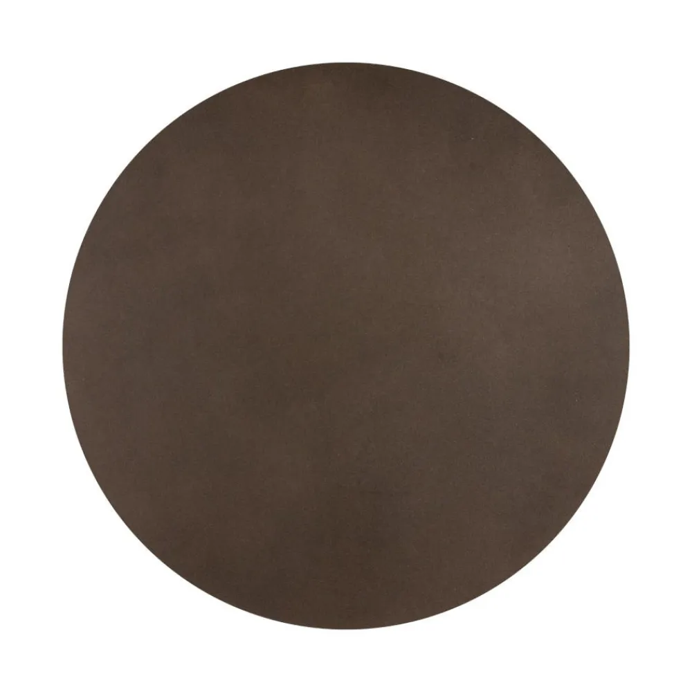 Applique Da Parete-Selezionato da Mazzolaluce Applique disco 40cm marrone da parete moderna