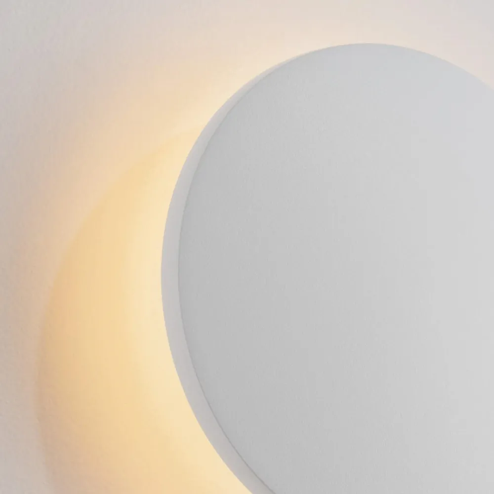 Applique Da Esterno-Selezionato da Mazzolaluce Applique disco led 12w 3000k bianco per esterno