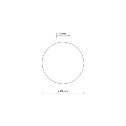Applique Da Parete-Selezionato da Mazzolaluce Applique disco rotondo marrone 20cm design minimale